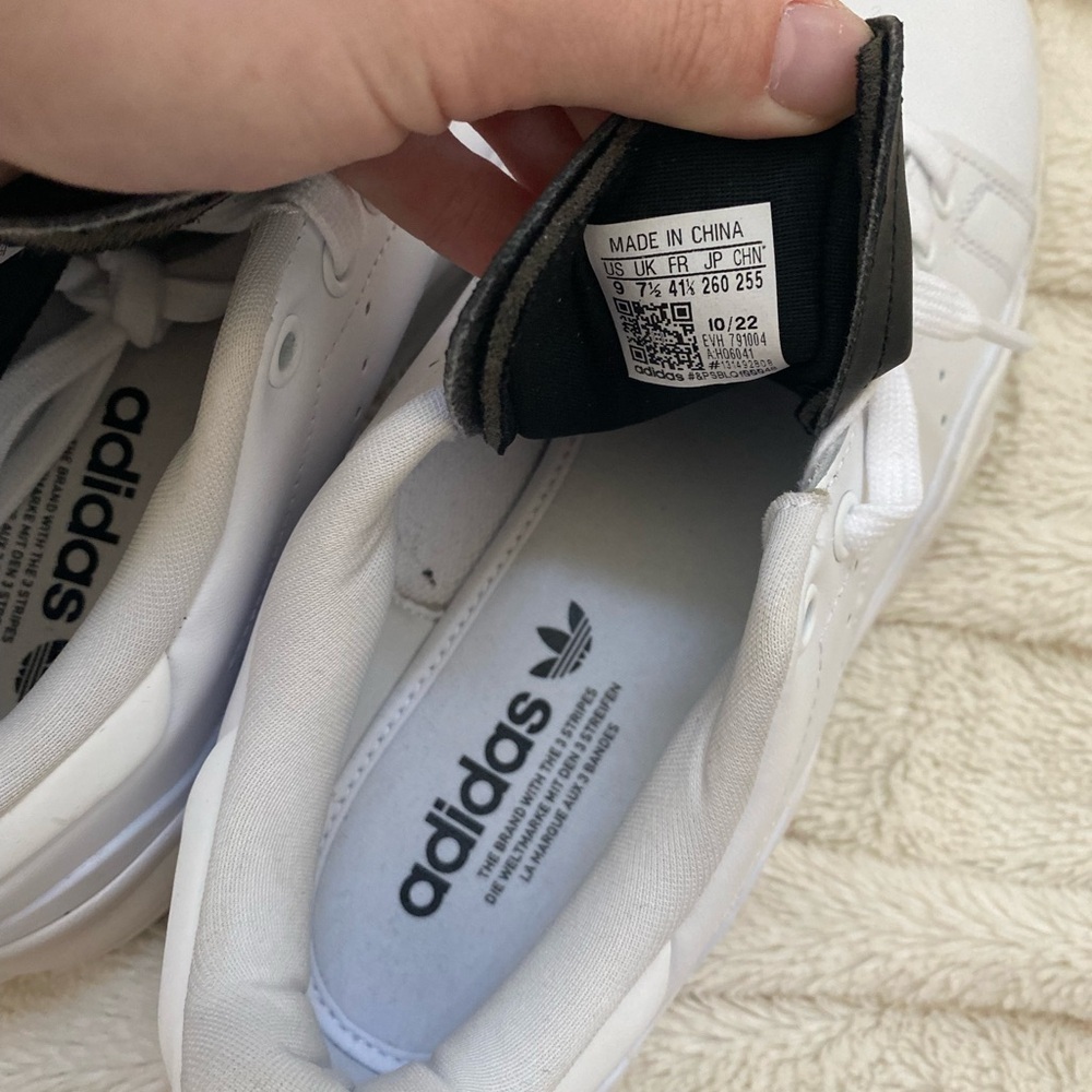 Adidas Stan Smith Millencon white black women’s sneakers - Picture 8 of 10